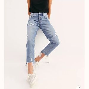 Free People Good Times Relaxed Jeans